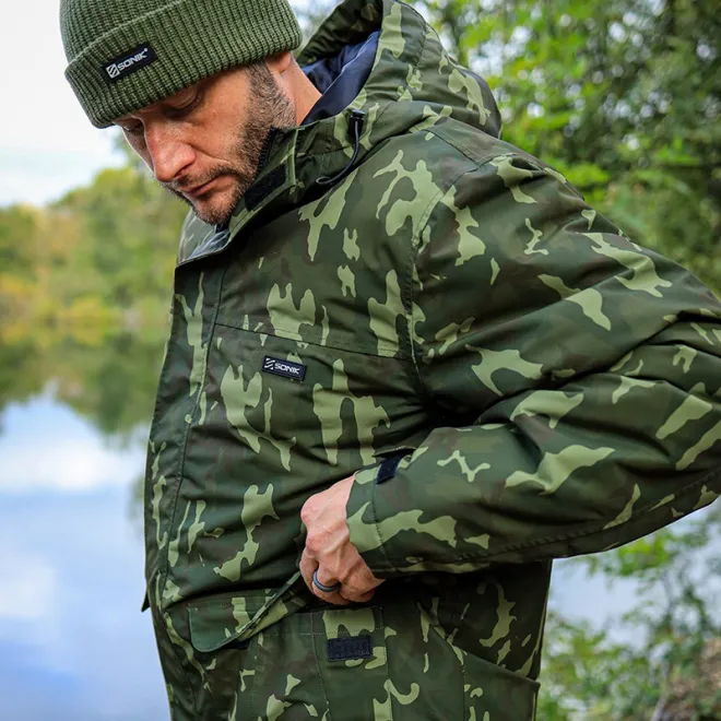 Sonik Heavy Weight Padded Jacket Camo M
