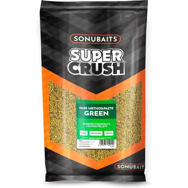 Sonubaits Super Crush 50:50 Method and Paste Green 2 kg