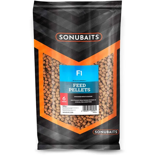 Sonubaits F1 Feed Pellets 6 mm 900 g
