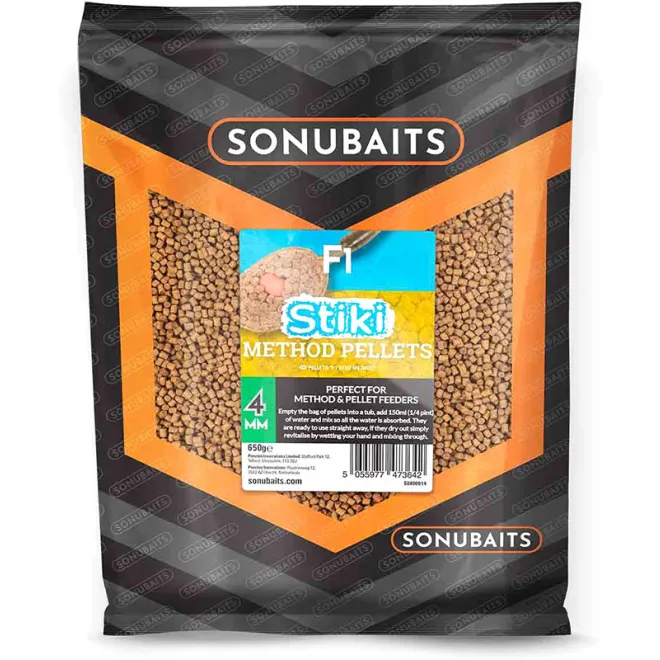 Sonubaits F1 Stiki Method Pellets 4 mm 650 g