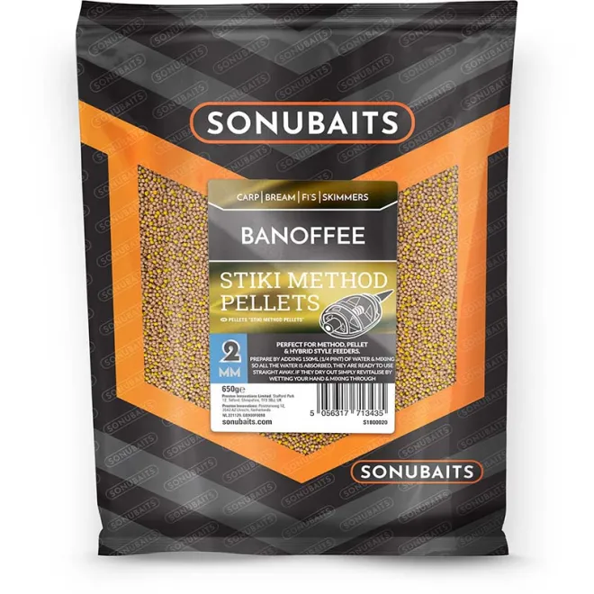 Sonubaits Stiki Banoffee Method Pellets 650 g 2 mm