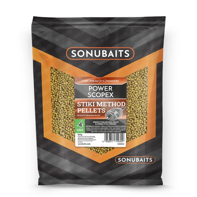 Sonubaits Stiki Power Scopex Method Pellets 650 g 4 mm
