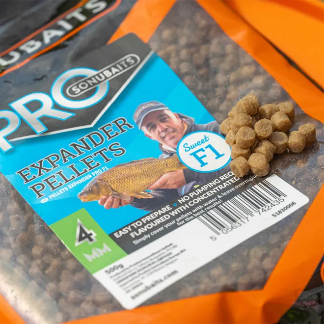 Sonubaits Pro Expander Pellets 500 g F1 4 mm