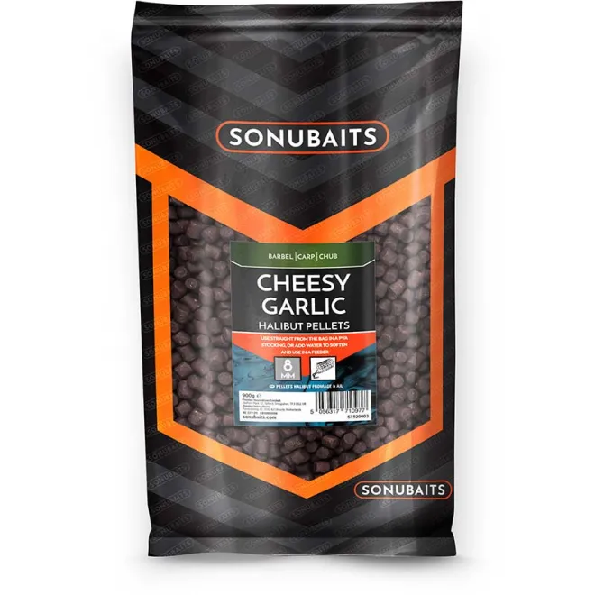 Sonubaits Cheesy Garlic Halibut Pellets 900 g 8 mm