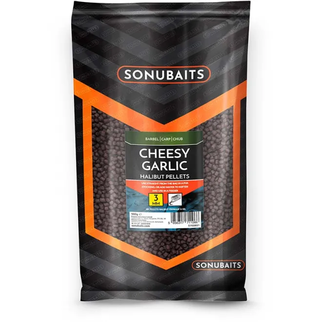 Sonubaits Cheesy Garlic Halibut Pellets 900 g 3 mm