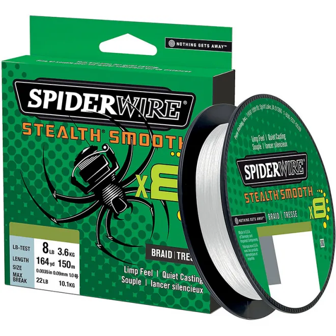 SpiderWire Stealth Smooth 8 Translucent 150 m - 0,15 mm - 16,5 kg
