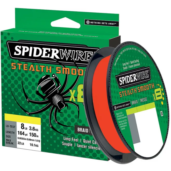 SpiderWire Stealth Smooth 8 Code Red 150 m - 0,15 mm - 16,5 kg