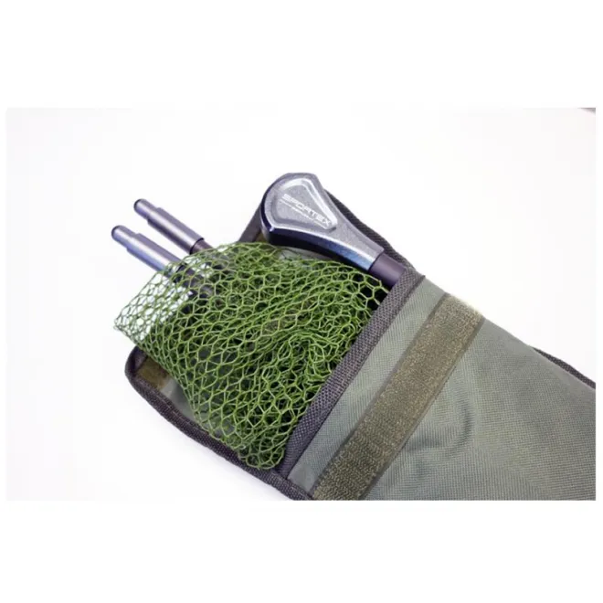 Sportex Karpfen-Kescher Olive-Gummiertes Netz 42 inch Einteilig