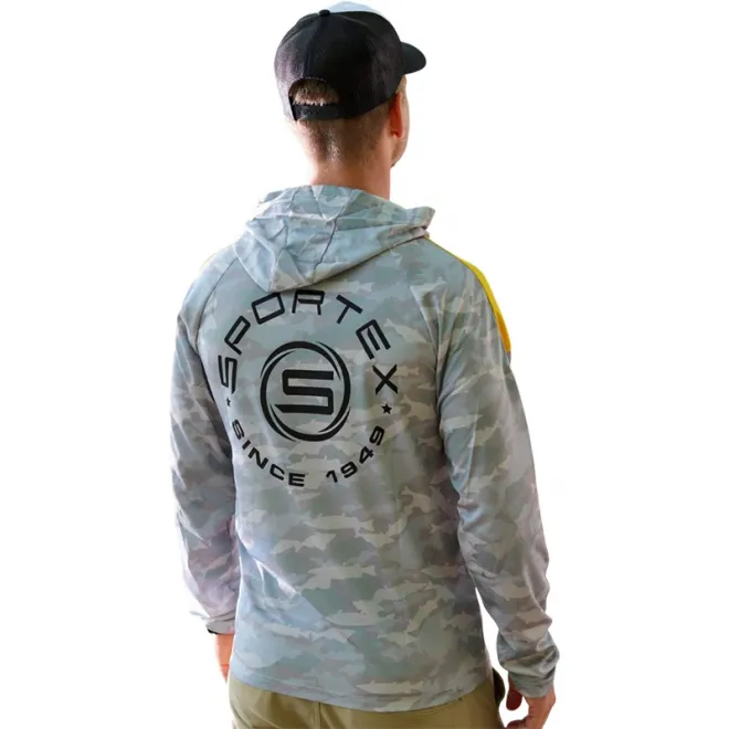 Sportex UV Shirt Gelb/Grau Camou M