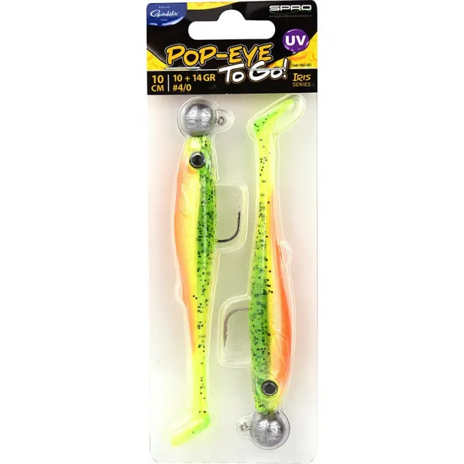 Spro Freestyle Pop-Eye To Go 8 cm 5+7g UV Salt & Pepper