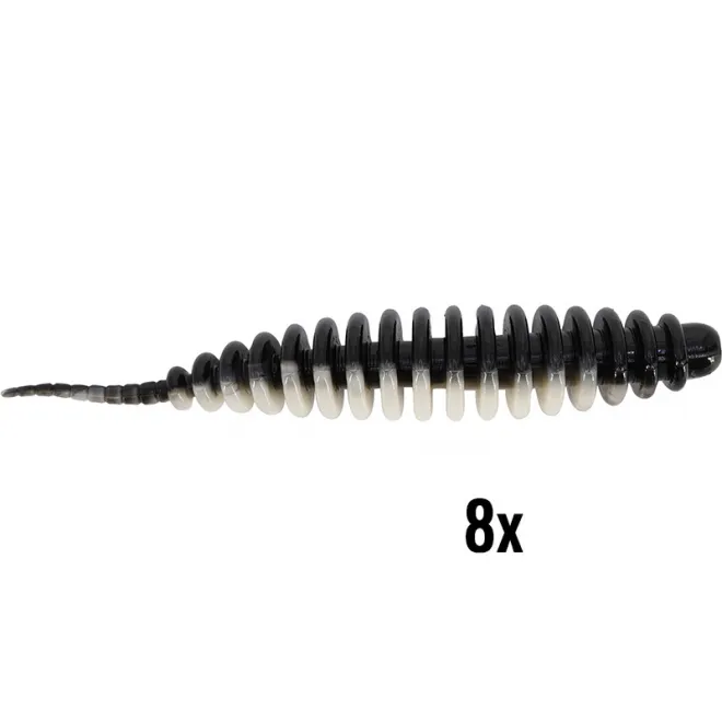 Spro Trout Master Master Worm 65 mm Black And White