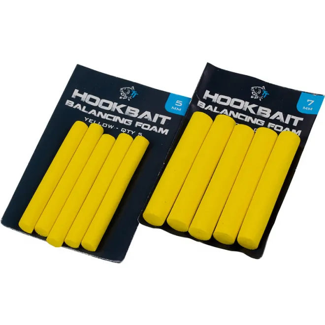 Nash Hookbait Balancing Foam Yellow - 7 mm