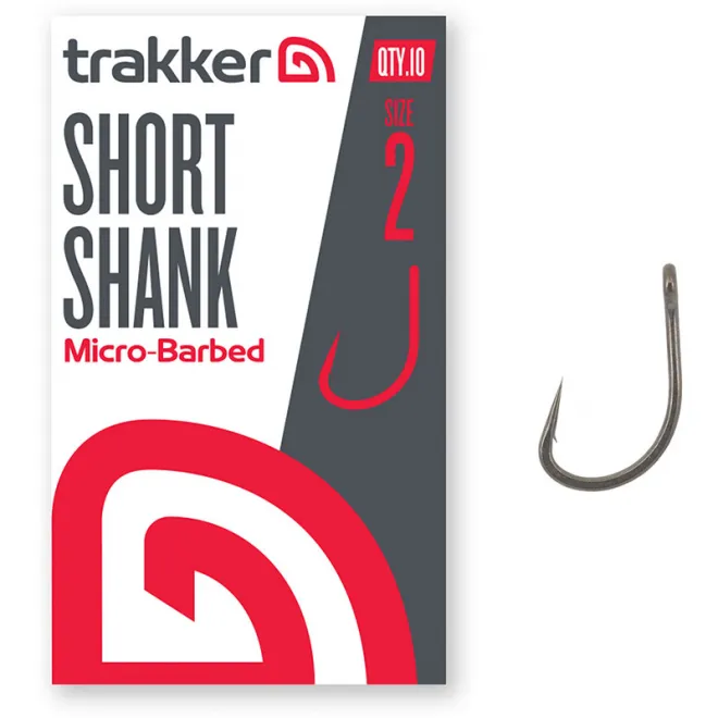 Trakker Short Shank Hooks Micro Barbed Size 2