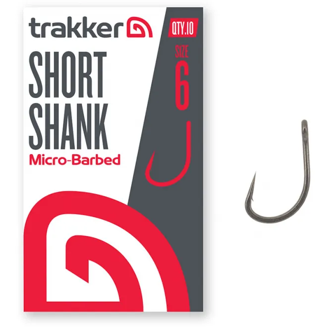 Trakker Short Shank Hooks Micro Barbed Size 6
