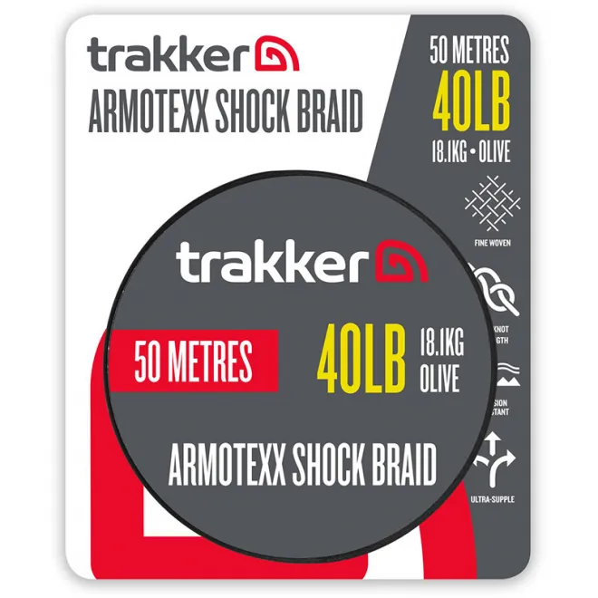 Trakker Armotexx Shock Braid 50 m 40 lb 18,1 kg