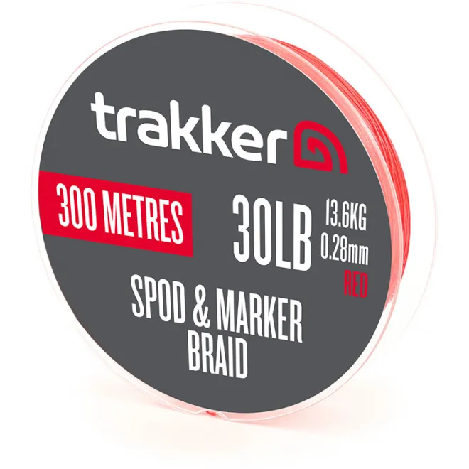 Trakker Spod & Marker Braid Red 30 lb 13,6 kg 0,28 mm 300 m