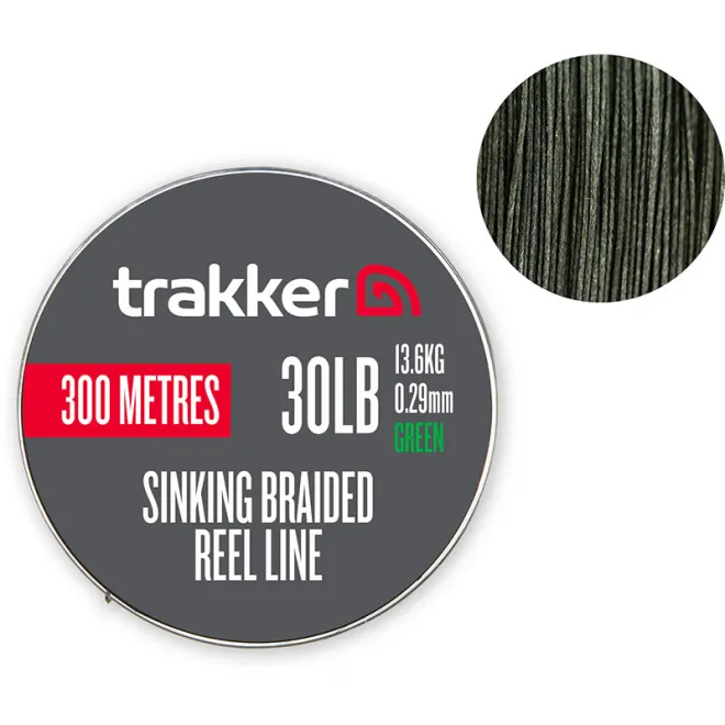 Trakker Sinking Braided Reel Line 30 lb 13,6 kg 0,29 mm 300 m