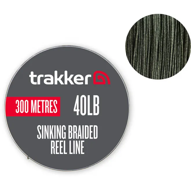 Trakker Sinking Braided Reel Line 40 lb 18,14 kg 0,33 mm 300 m