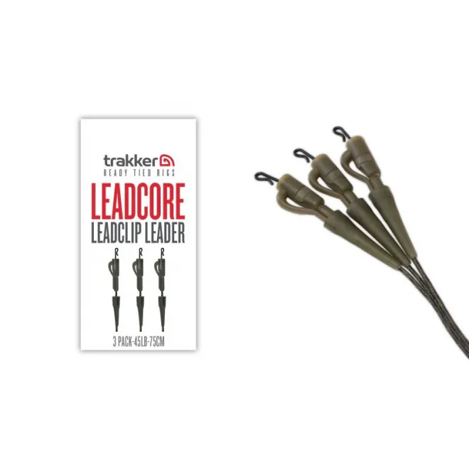 Trakker Leadcore Leadclip Leader 3 Pack 75 cm