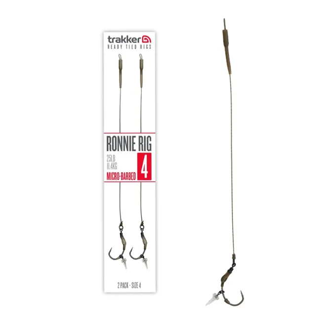 Trakker Ronnie Rig 2 Pack Size 4 Micro Barbed