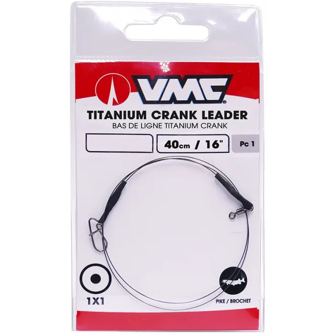 VMC Titanium Crank Leader 1x1 40 cm 5 kg