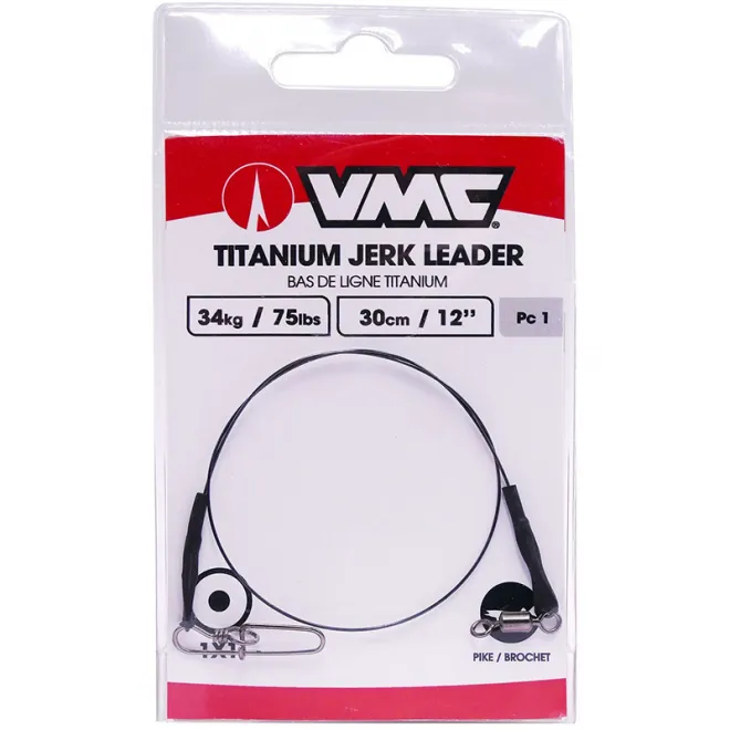 VMC Titanium Jerk Leader 1x1 30 cm 34 kg