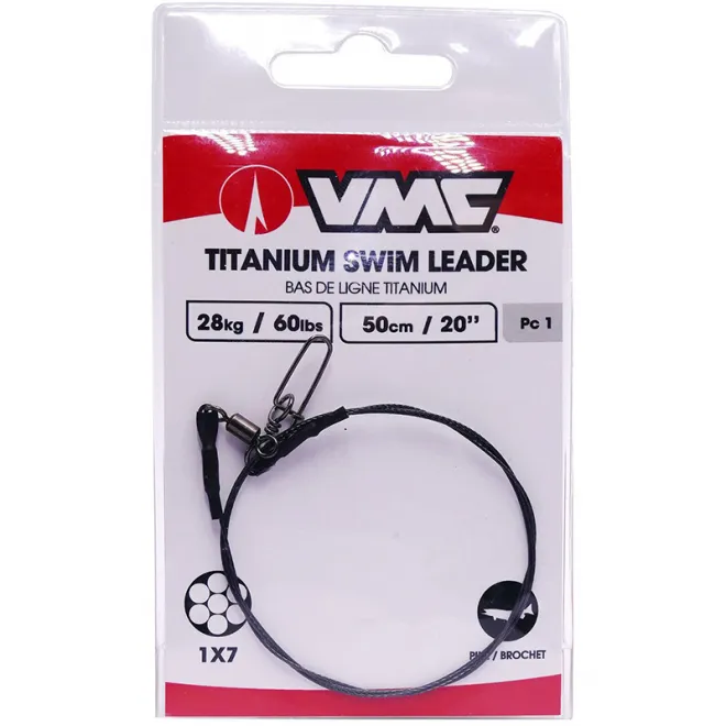 VMC Titanium Swim Leader 1x7 50 cm 27 kg