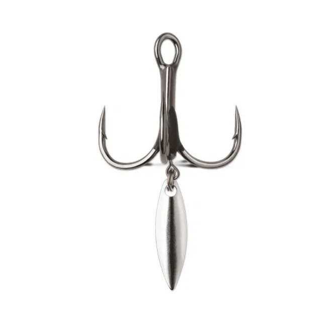 VMC 7548BD Bladed Hybrid Treble Hook 2 Stück - Gr. 2