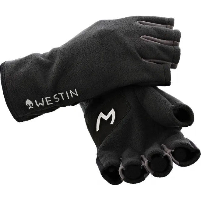 Westin Half Fleece Gloves Carbon Black XL