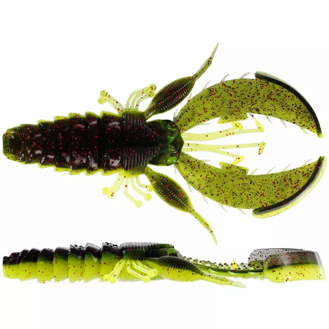 Westin CreCraw Creaturebait 8,5 cm Black/Chartreuse