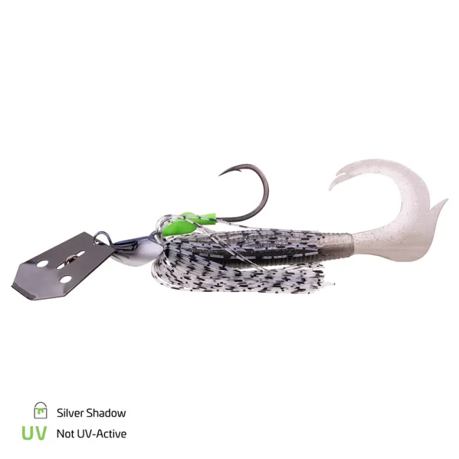 Zeck Fishing Bladed Cat Jig 30 g XL-Blade Silver Shadow