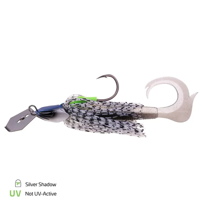 Zeck Fishing Bladed Cat Jig 50 g S-Blade Silver Shadow