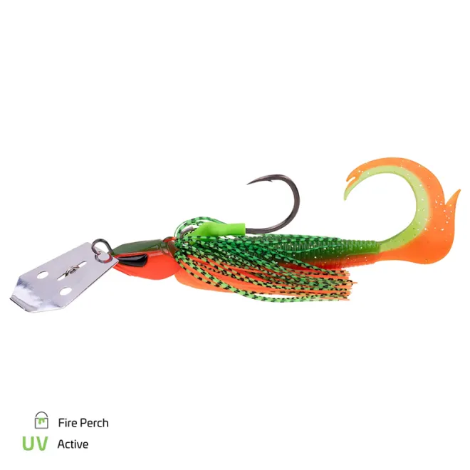Zeck Fishing Bladed Cat Jig 50 g XL-Blade Fire Perch