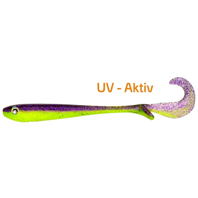 Zeck Fishing Baby Butcher 14 cm Purple Chartreuse