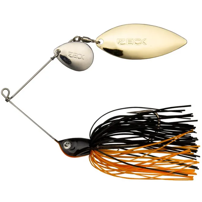 Zeck Fishing Spinnerbait 15 g Black Orange
