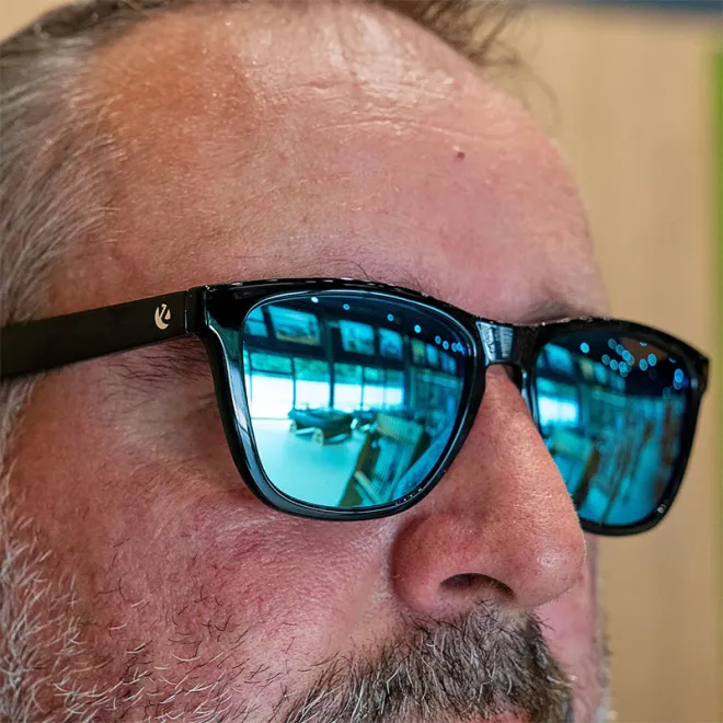 Zeck Fishing Polarized Classic Glasses Ice Blue