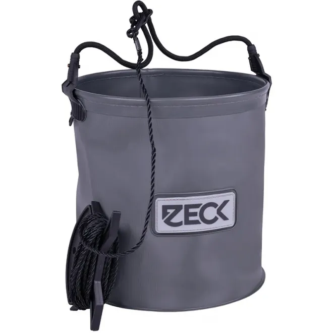 Zeck Fishing Folding Bucket & Rope
