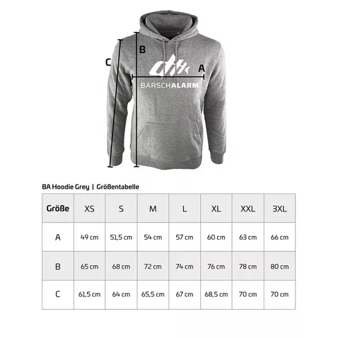 Zeck Fishing Barsch Alarm Hoodie Grey M