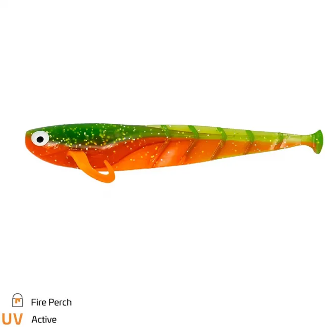 Zeck Fishing Quappie 18 cm Fire Perch 2 Stück