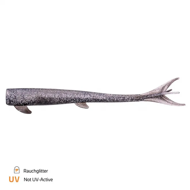 Zeck Fishing Zander Pelagi Softbait 20 cm Rauchglitter 2 Stück