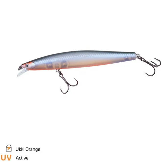 Zeck Fishing ZANDER Läufer 10,5 cm 0,5 m F Ukki Orange