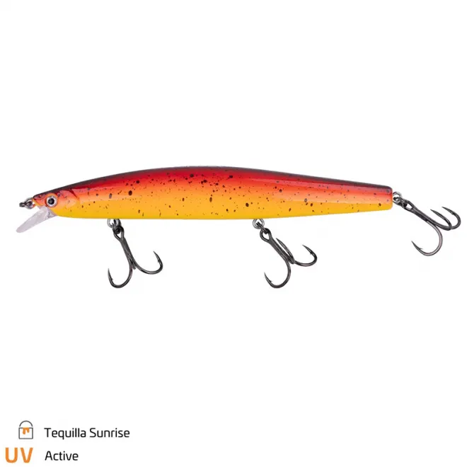 Zeck Fishing ZANDER Läufer 12,5 cm 0,7 m F Tequilla Sunrise
