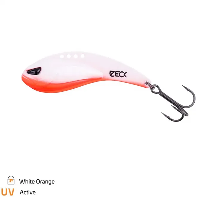 Zeck Fishing Blade Shaker 7 cm 25 g White Orange