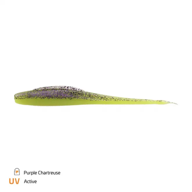 Zeck Fishing BA Shaky Stick 10 cm Purple Chartreuse 7 Stück