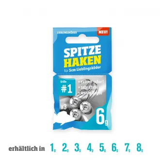 Lieblingsköder Spitze Haken #1 - 3 g
