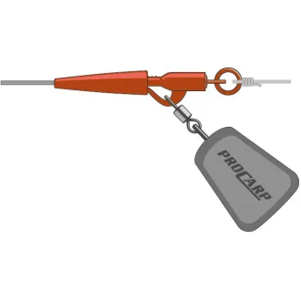 Pro Carp SmartRig Heavy Duty Lead Clip Set - Sand