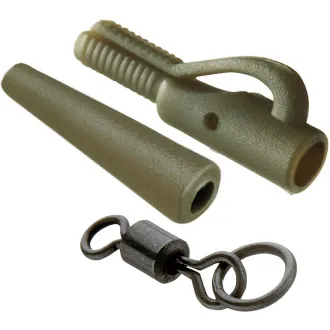 Pro Carp SmartRig Safety Micro Lead Clip Set - Schlamm