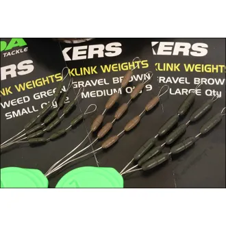 Korda Hooklink Sinkers Grün - Large