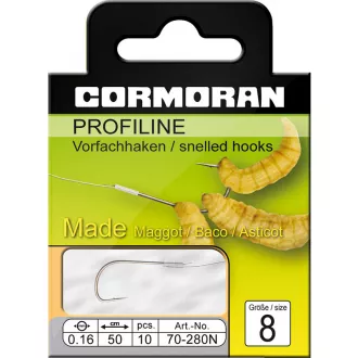 Cormoran Profiline Vorfach mit Madenhaken 280 N - Gr 16 - 0,12 mm