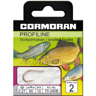 Cormoran Profiline Vorfach mit Allroundhaken 290 B - Gr 8 - 0,23 mm